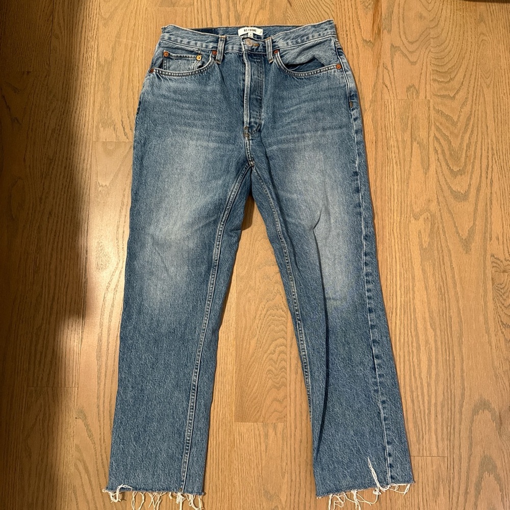 Re/Done Classic Blue Denim Jeans